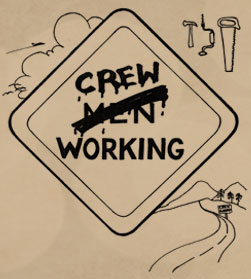 crew working graphic